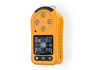 Portable 4 in 1 Gas Detector CO LEL O2 H2S Gas Analyzer